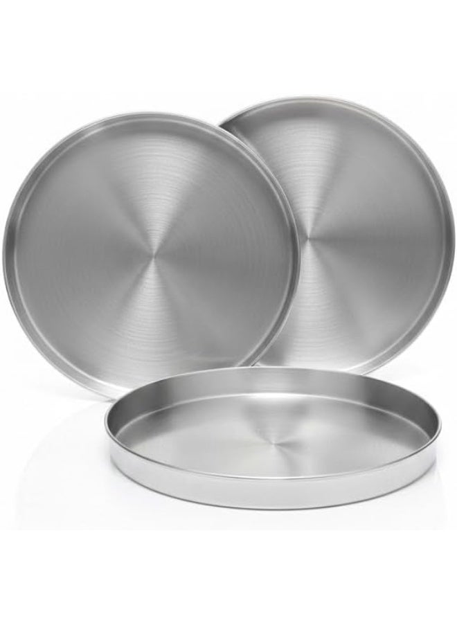3-Piece Baking Tray Set – High-Quality Pizza & Basbousa Trays for Cooking and Baking T - Image 3